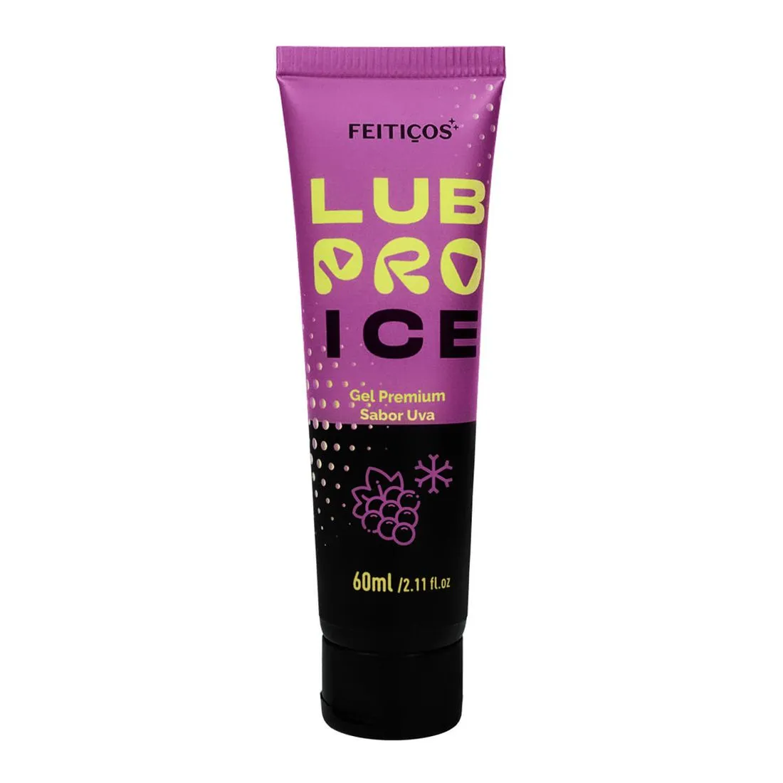 LUBRIFICANTE ICE PREMIUM EFEITO FRIO COM SABOR DE UVA