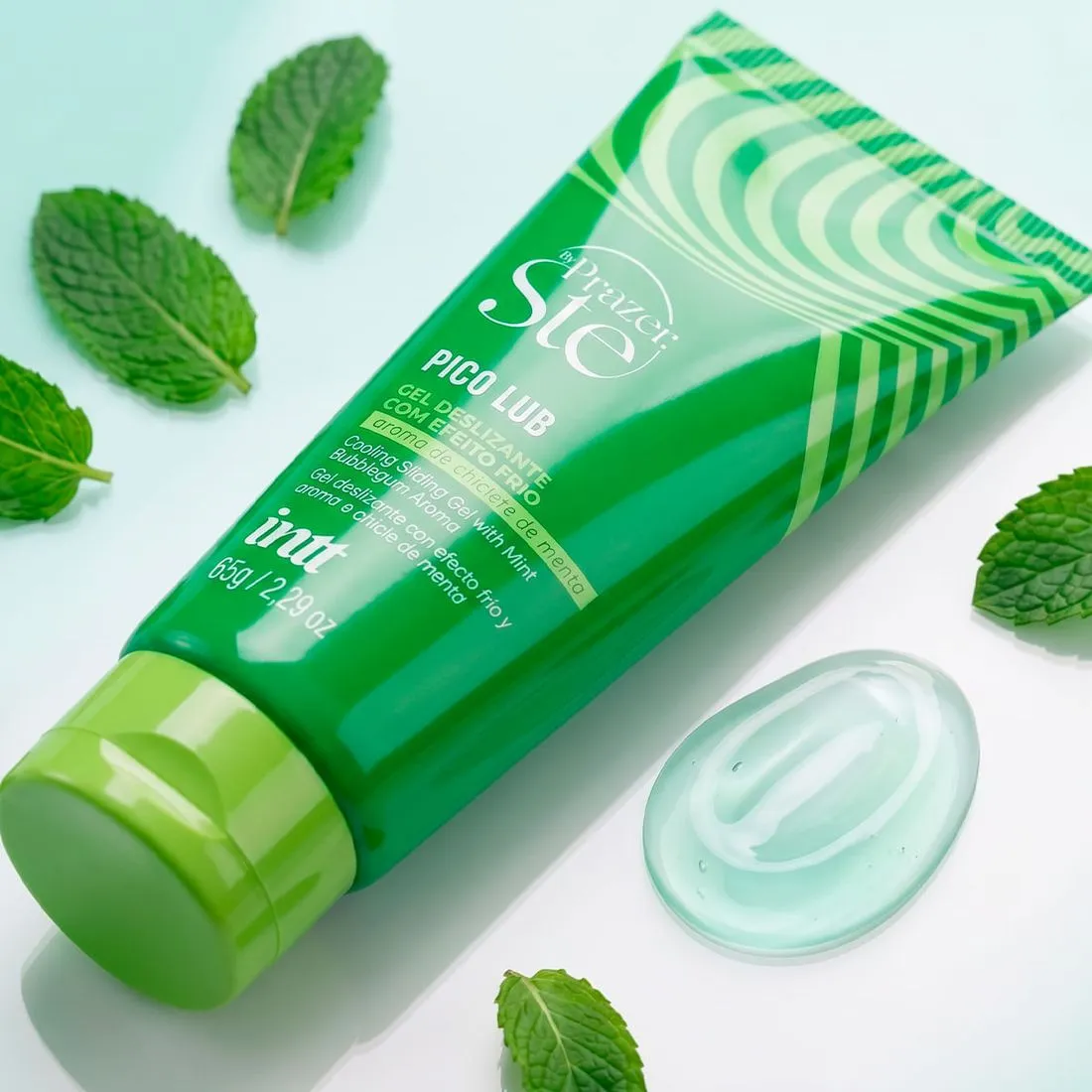 PICO LUB GEL DESLIZANTE BEIJÁVEL 65G MENTA - Imagem 2