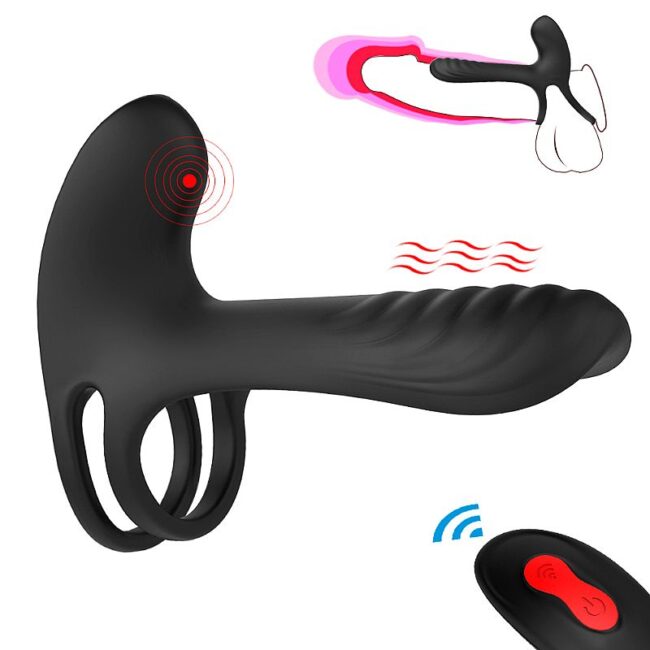 VIBRADOR PENIANO COM ANEL FRANK RCT