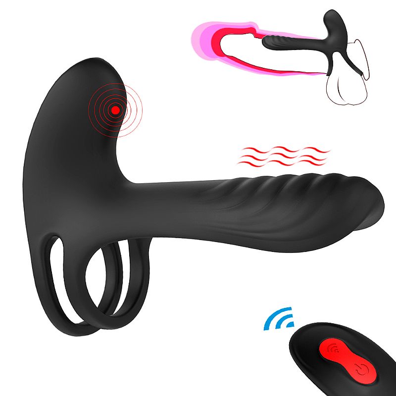 VIBRADOR PENIANO COM ANEL FRANK RCT