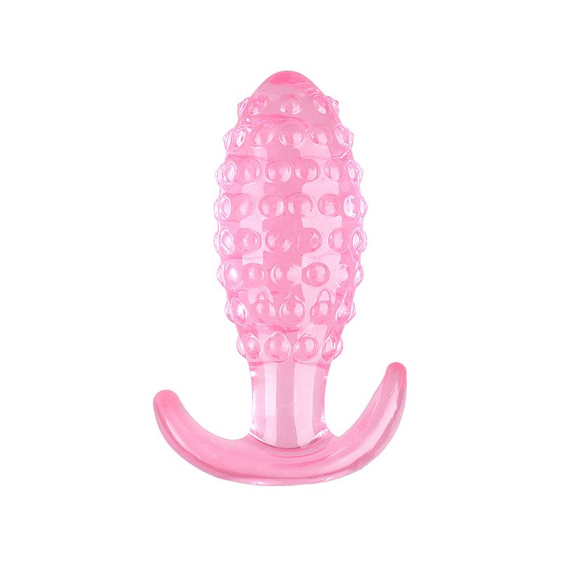 PLUG ANAL EM SILICONE COM TEXTURA DE BOLINHA CORES - Imagem 3