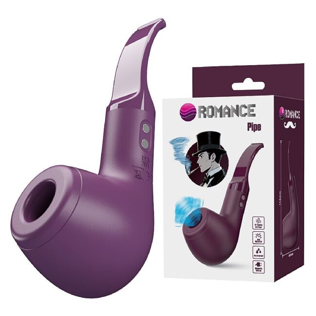 ESTIMULADOR CLITORIANO VIBRADOR DE PULSÇÃO CACHIMBO RECARREGAVEL 10 MODOS