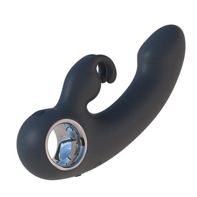 VIBRADOR DE PONTO G E CLITÓRIS COM DEDILHAR VEM CÁ