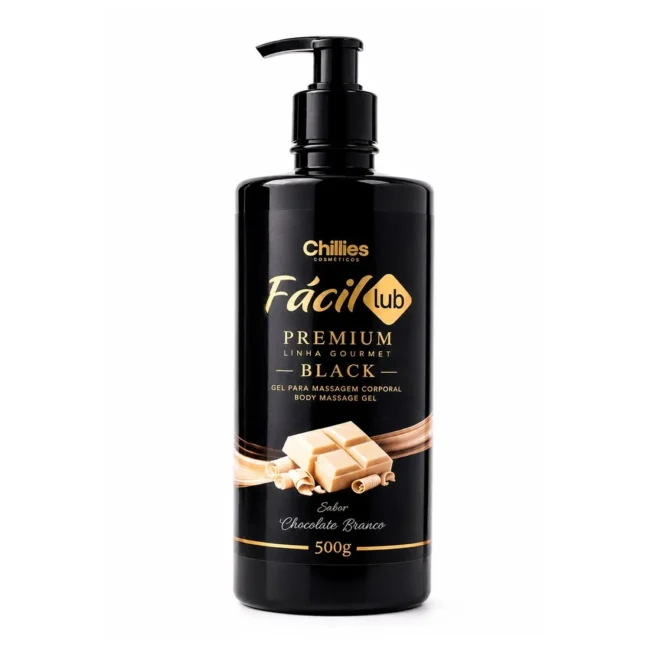 FÁCIL LUB GEL PARA MASSAGEM PREMIUM LINHA GOURMET CHOCOLATE BRANCO